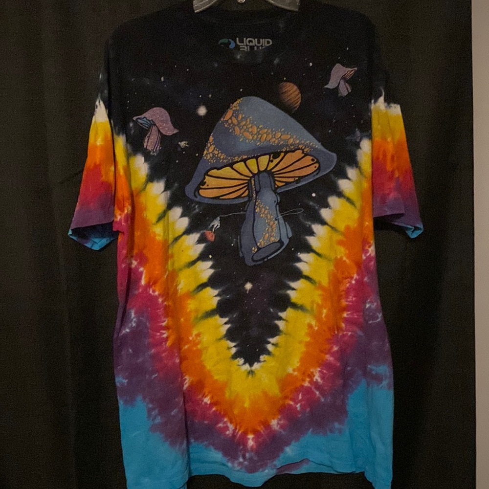 Tie Dye Mushroom Tee Shirt